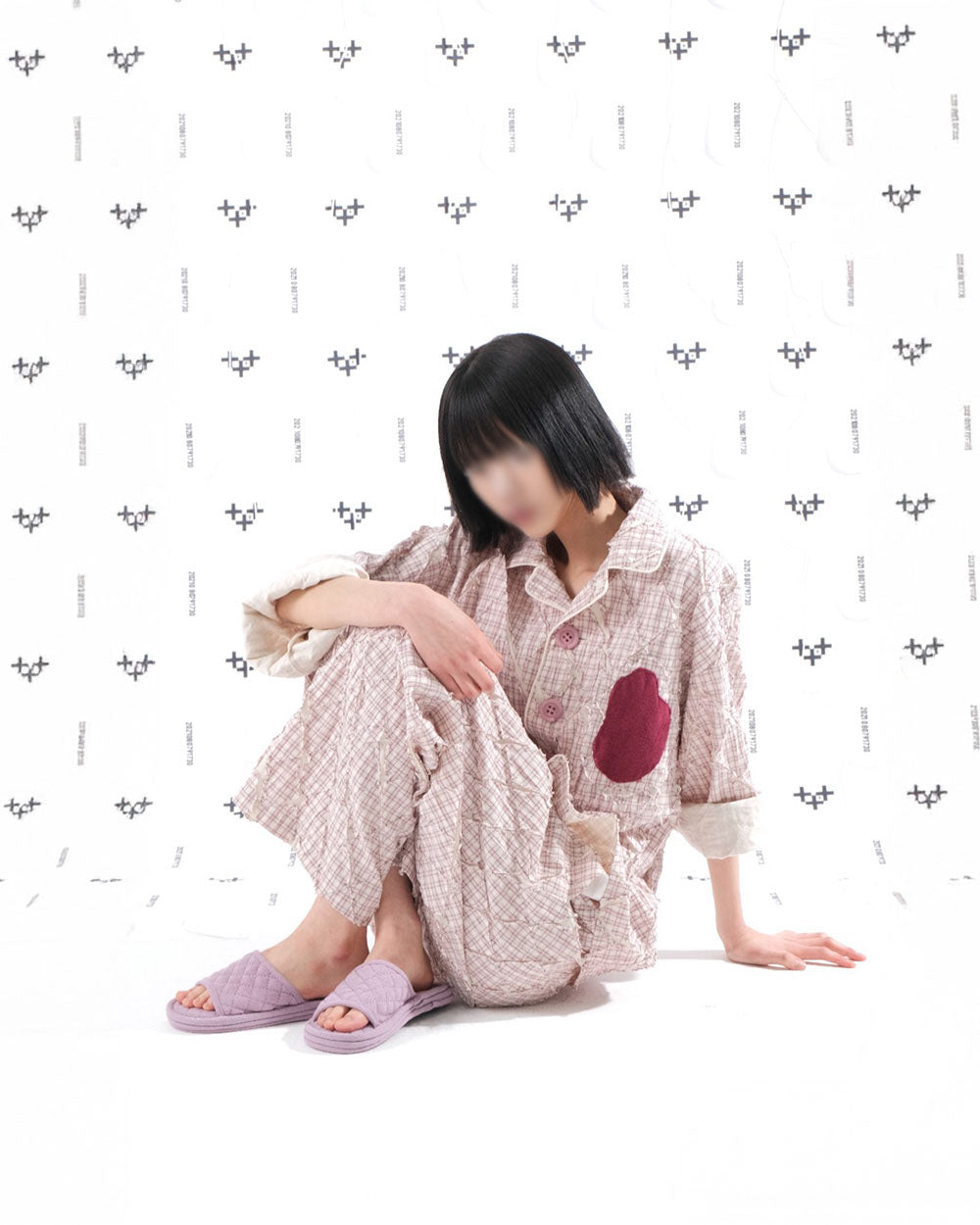 HEART SHAPED PAJAMA TOP