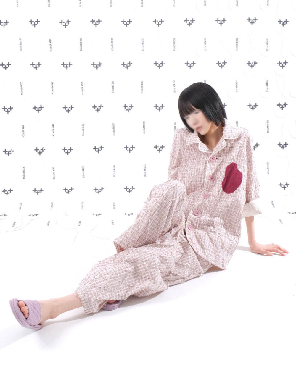 HEART SHAPED PAJAMA PANTS