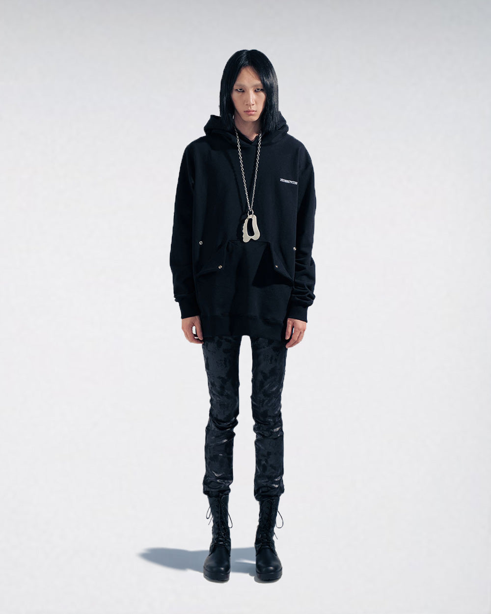 MESH HEART WIZARD HOODY