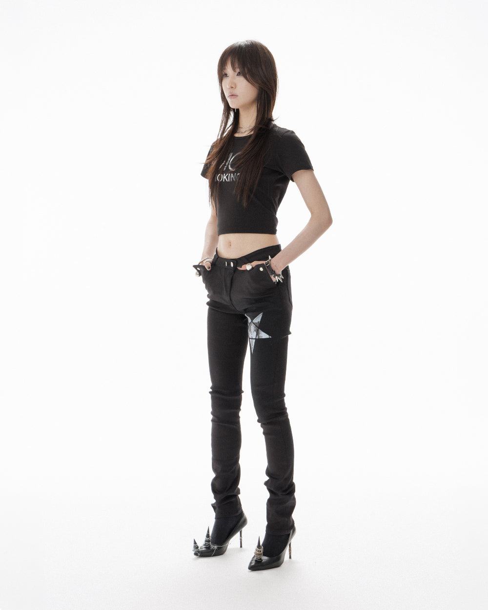 PENTAGRAM SKINNY PANTS