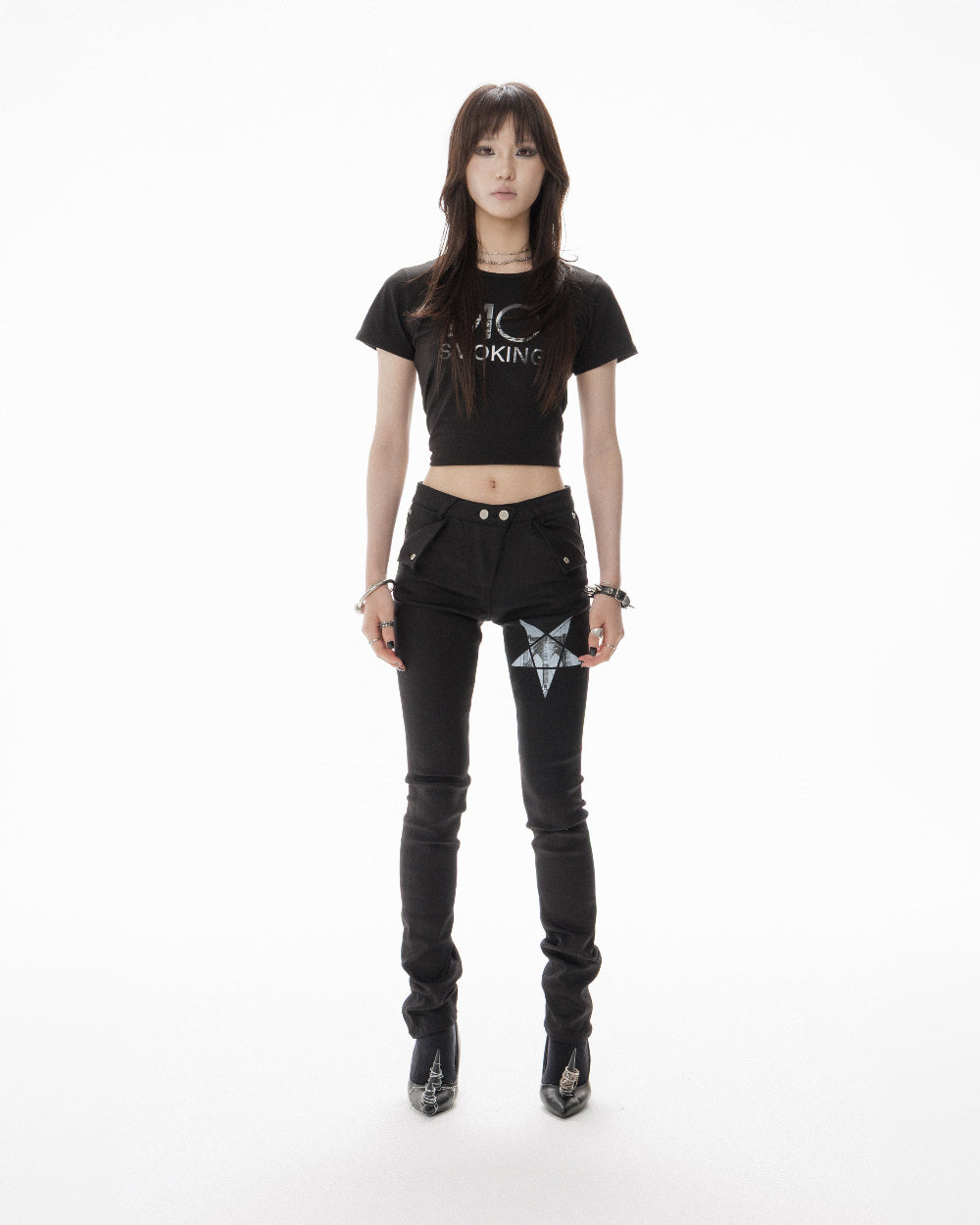 PENTAGRAM SKINNY PANTS