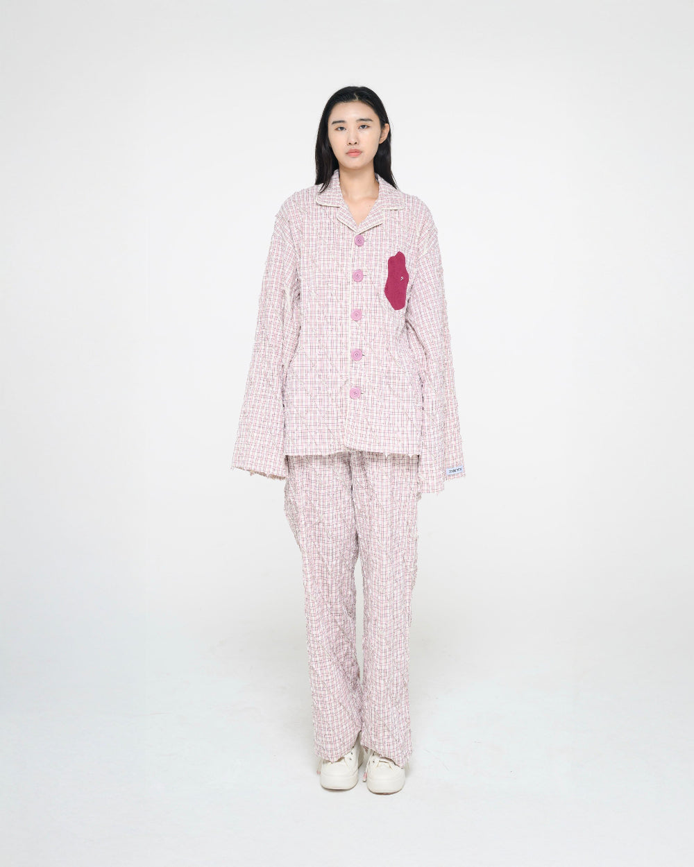 HEART SHAPED PAJAMA TOP