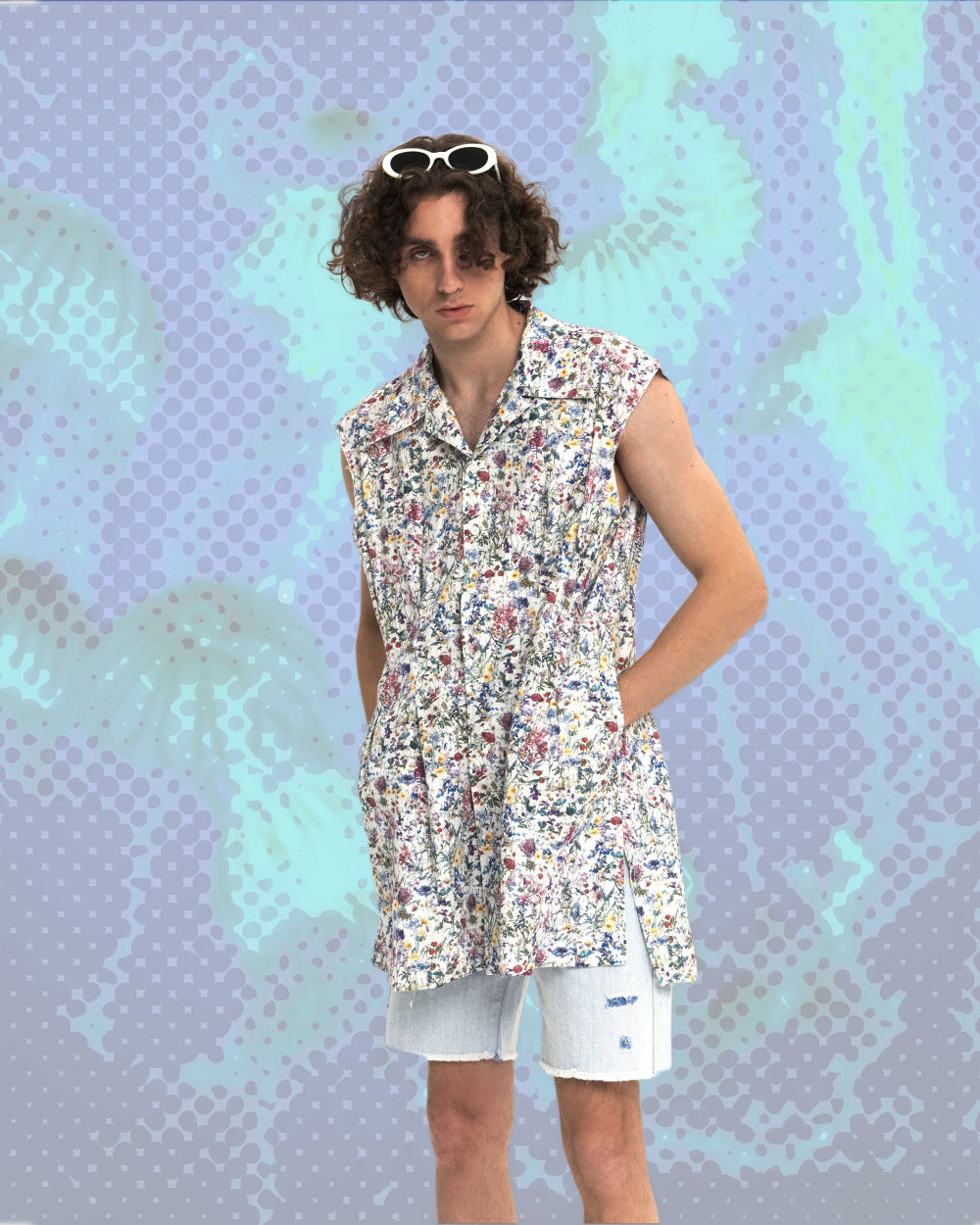 FLOWER GRUNGE SHIRTS