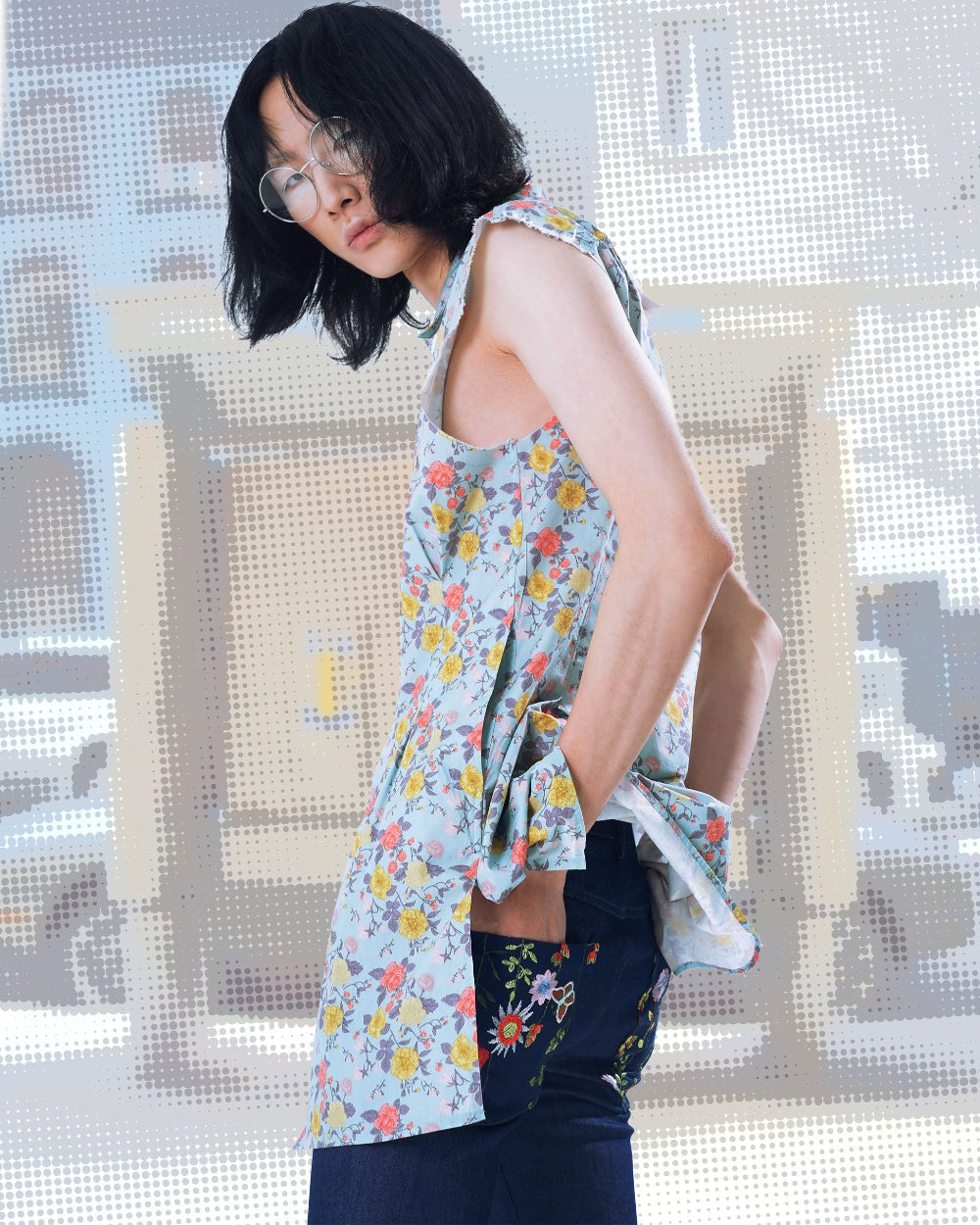 MENS GRUNGE SHIRTS MINT