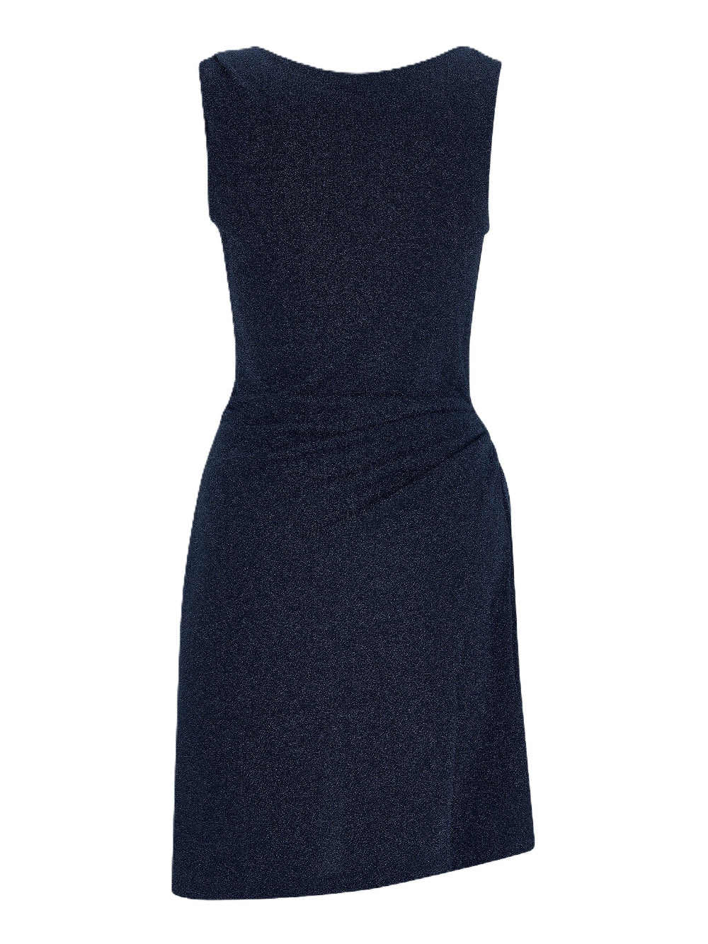 PEARL DRAPE DRESS MINI NAVY