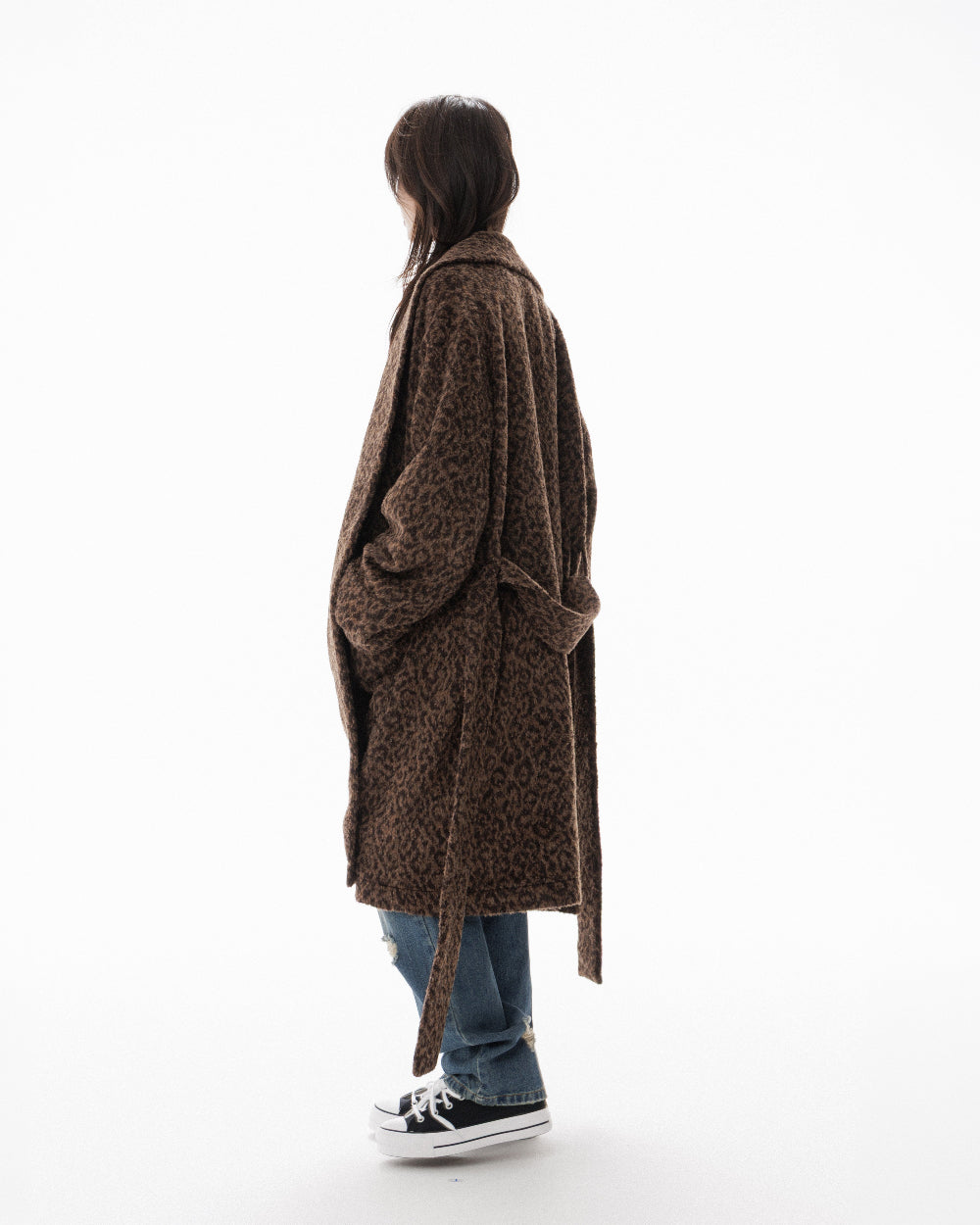 LEOPARD ROBE COAT