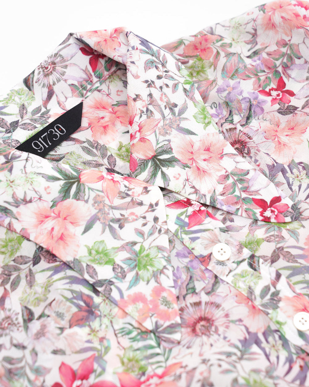 LONG FLORAL CHIFFON SHIRTS