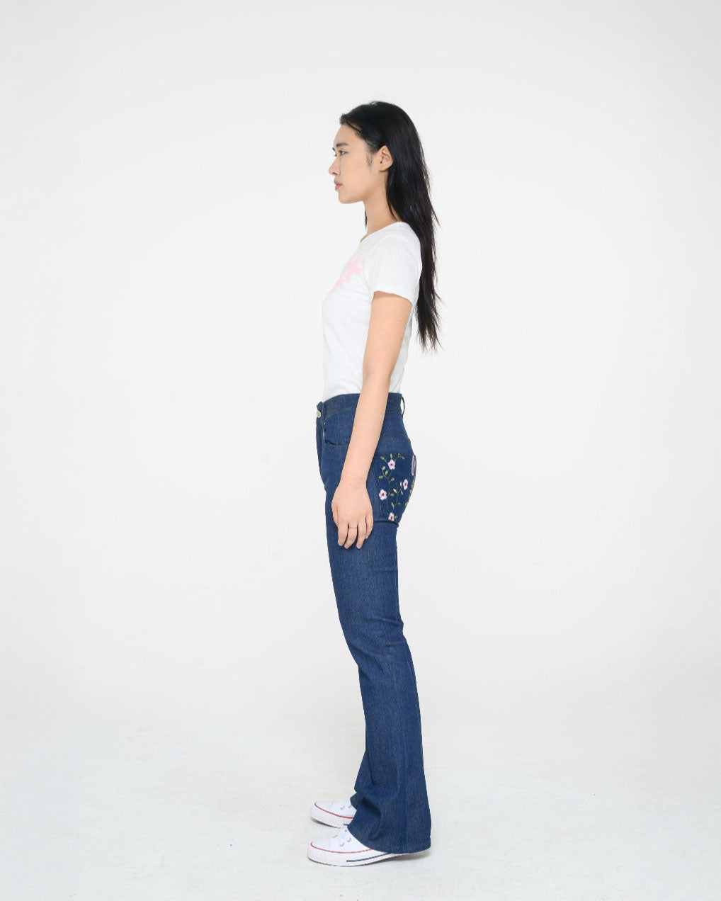 FLOWER BOOTSCUT PANTS