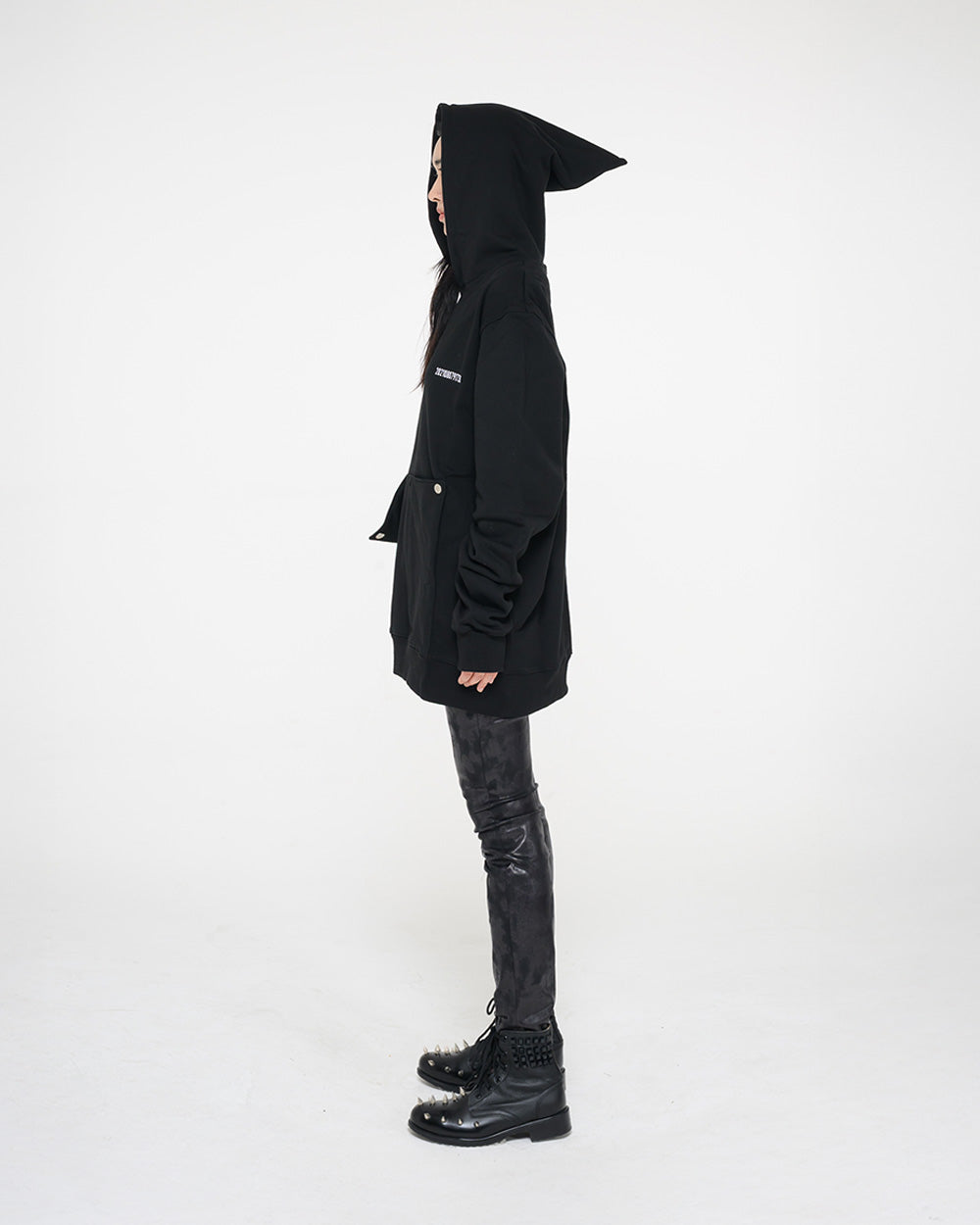 GOBLIN MESH HEART HOODY