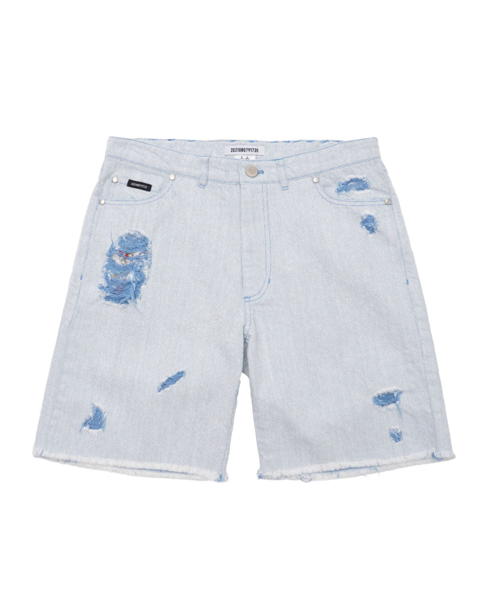 FLOWER DESTROYED SHORTS