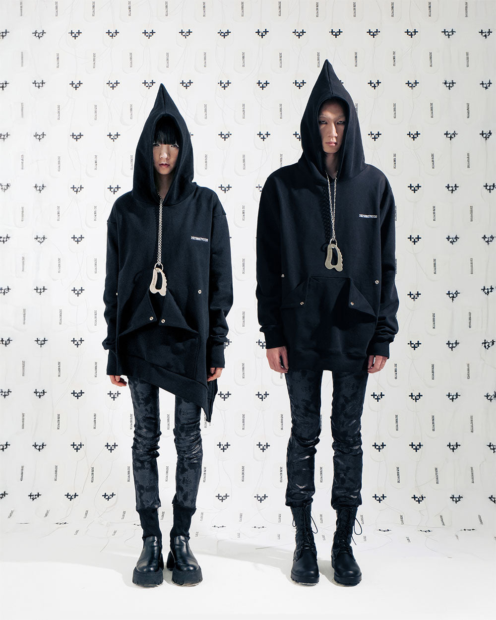 GOBLIN MESH HEART HOODY