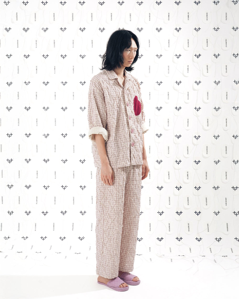 HEART SHAPED PAJAMA TOP