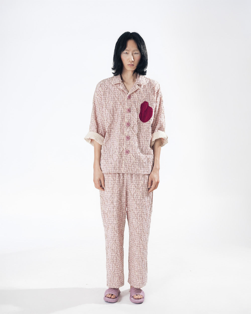 HEART SHAPED PAJAMA PANTS